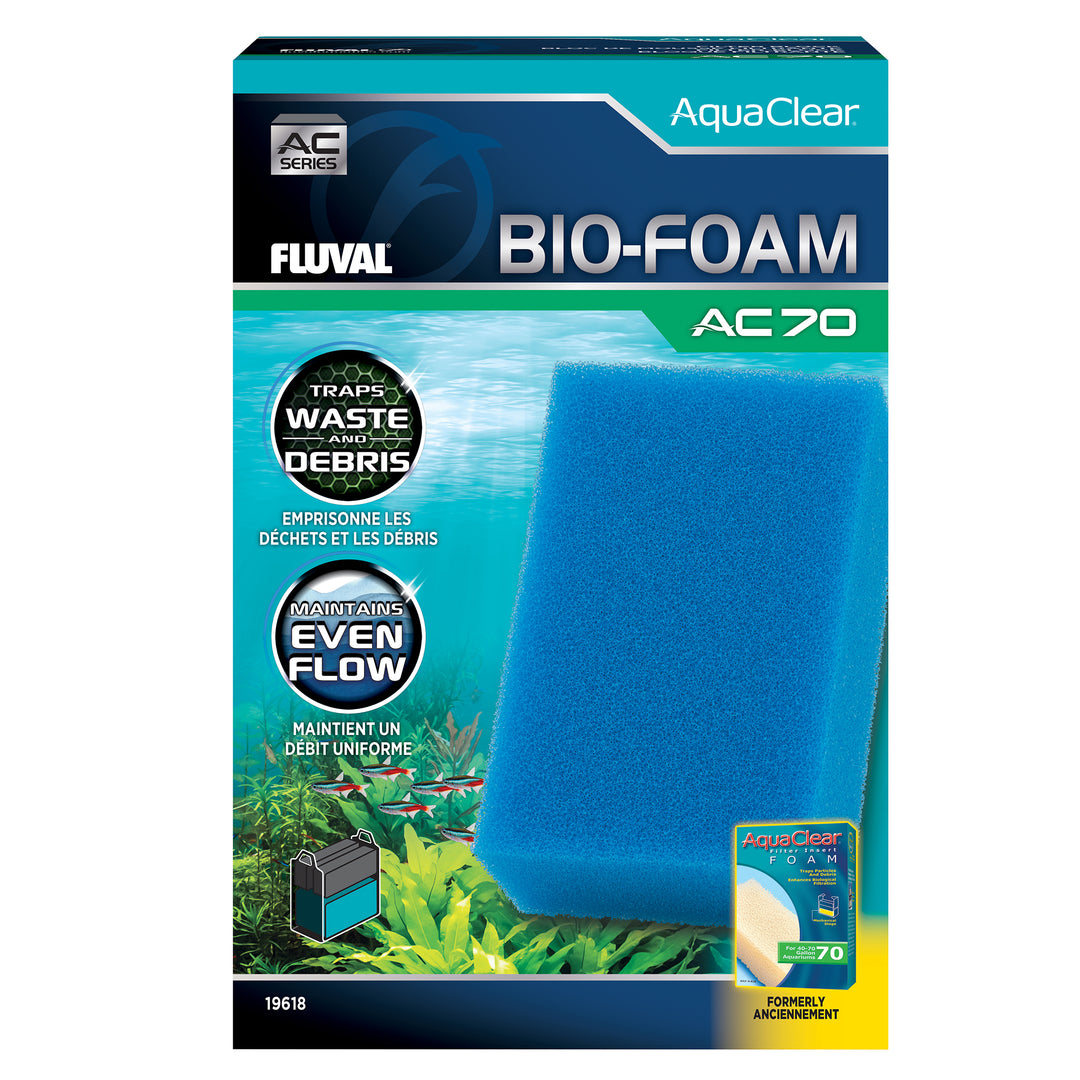 FLUVAL AC70 Mousse Bio-Foam Bleu x1 pour Aquarium