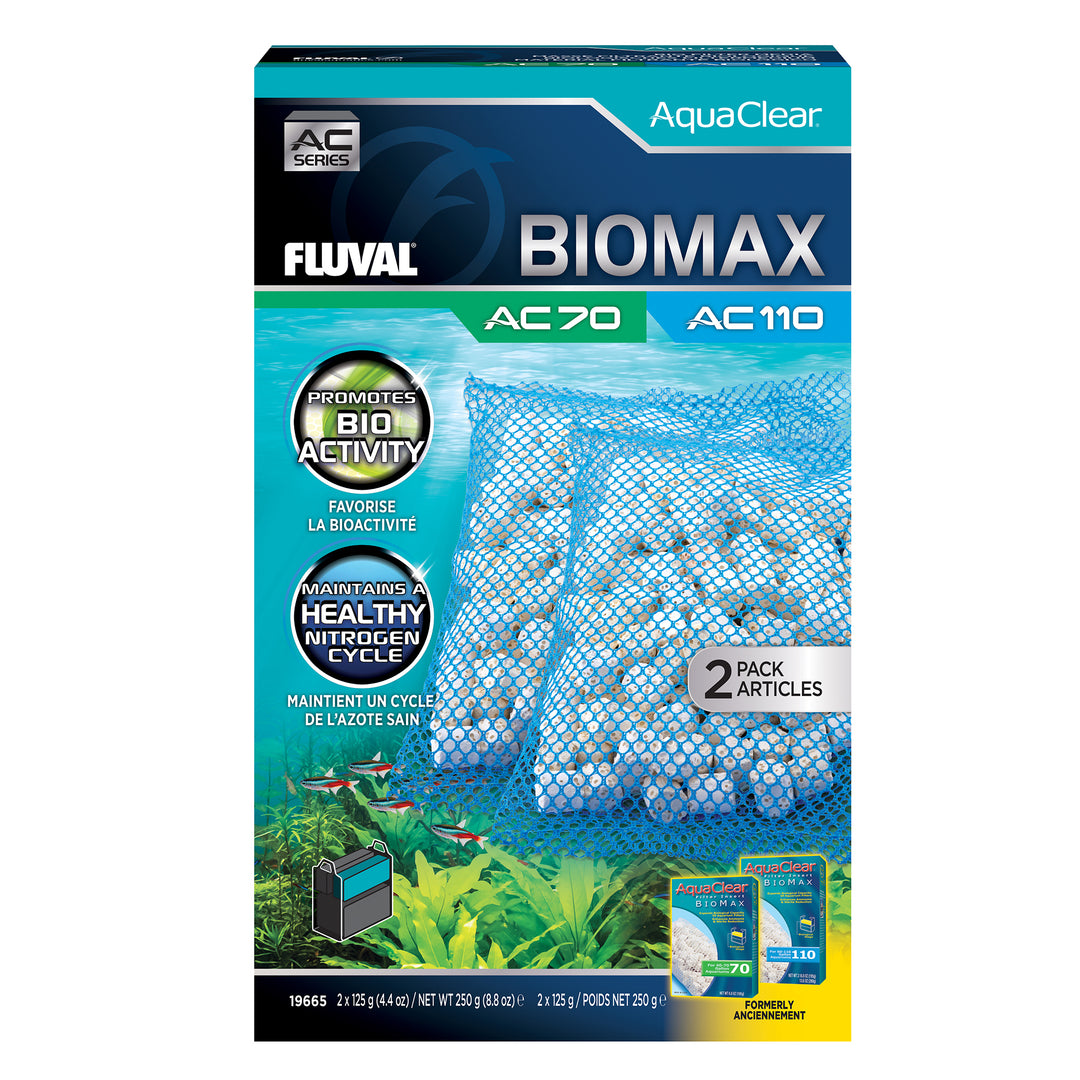 FLUVAL AC70/110 Biomax  x2 pour Aquarium
