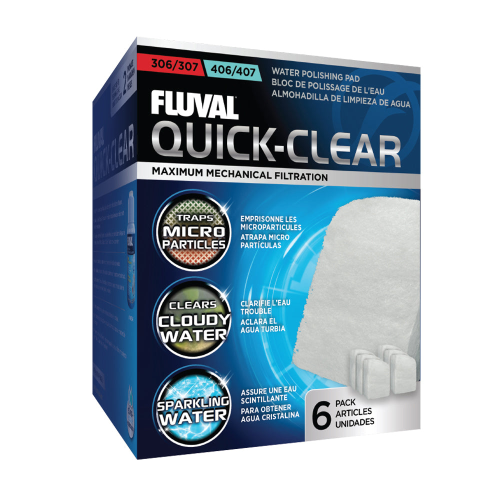 FLUVAL Quick-Clear 306/307 & 406/407 x6 pour Aquarium