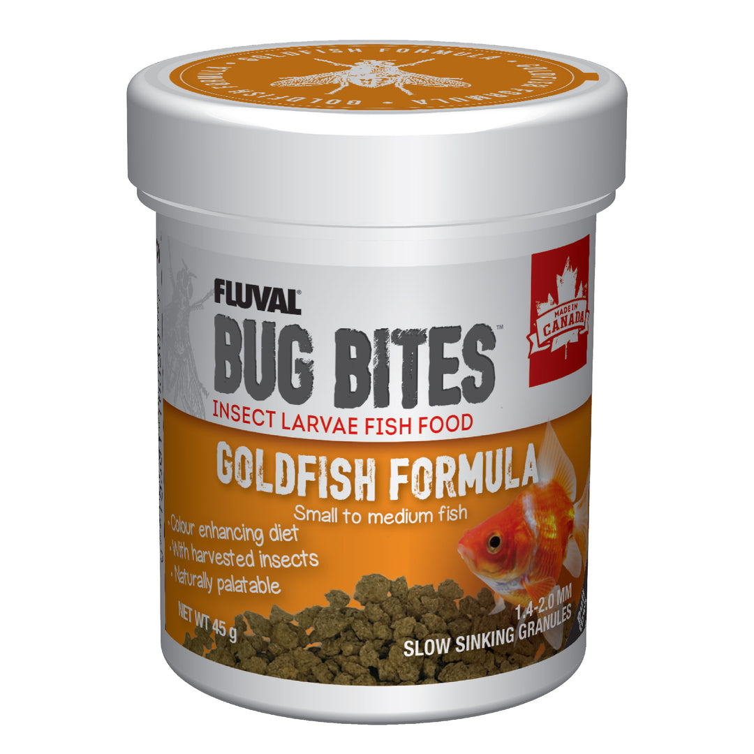 BUG BITES Nourriture Microgranulés Poissons Rouges S/M 45g