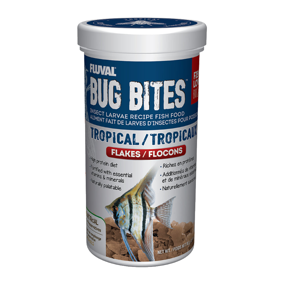 BUG BITES Nourriture Flocons Poissons Tropicaux 90g