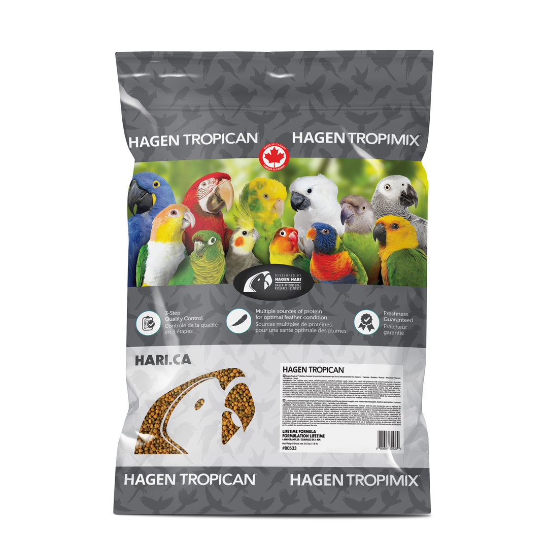TROPICAN Nourriture Lifetime Perroquets 4mm 3.63kg