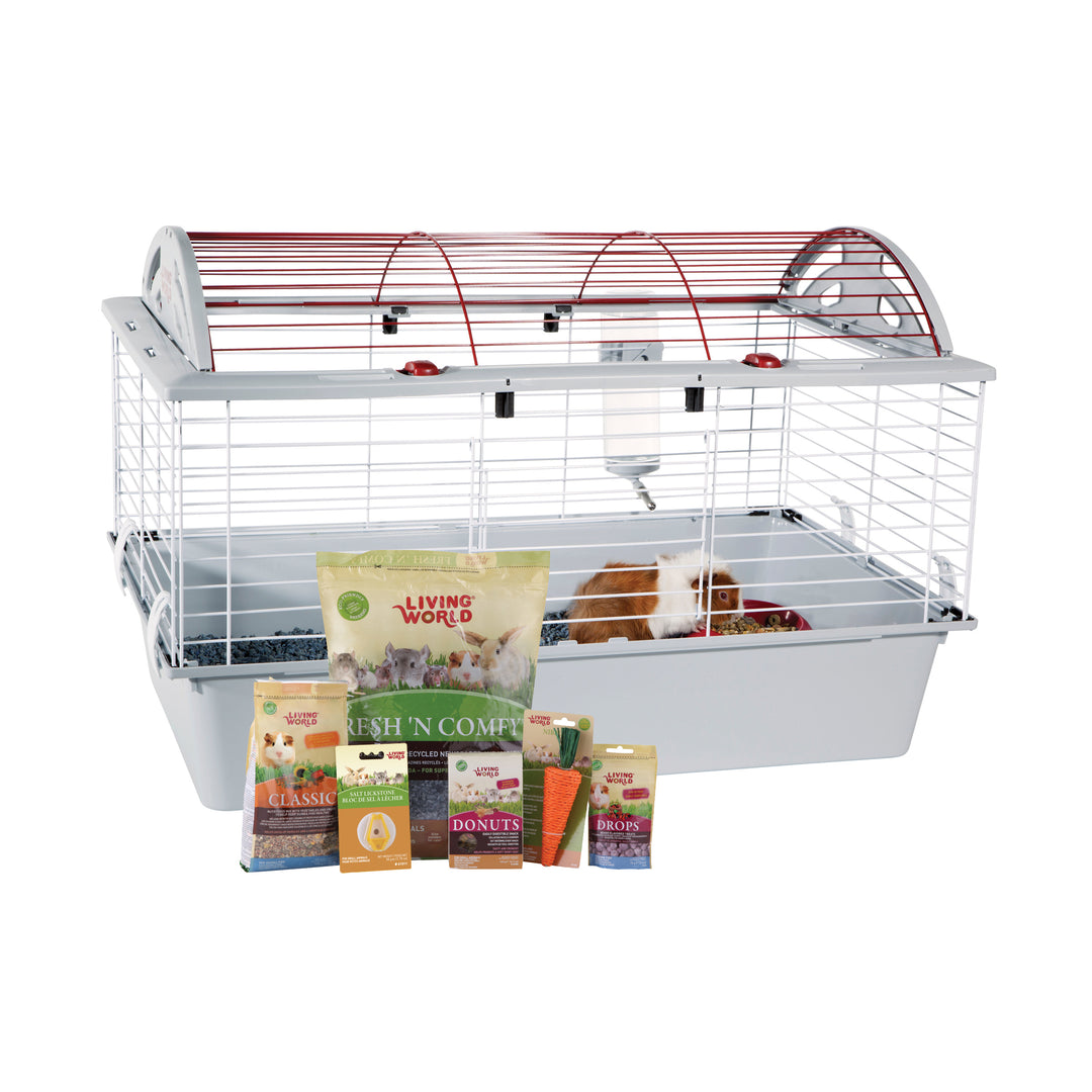 LW Cage Équipée De Luxe pour Cochon d'Inde