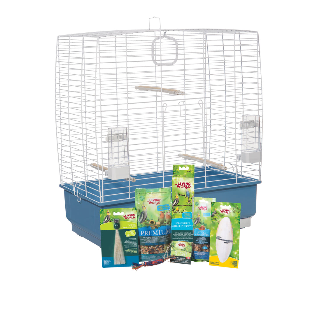 LW Cage Équipée pour Calopsittes