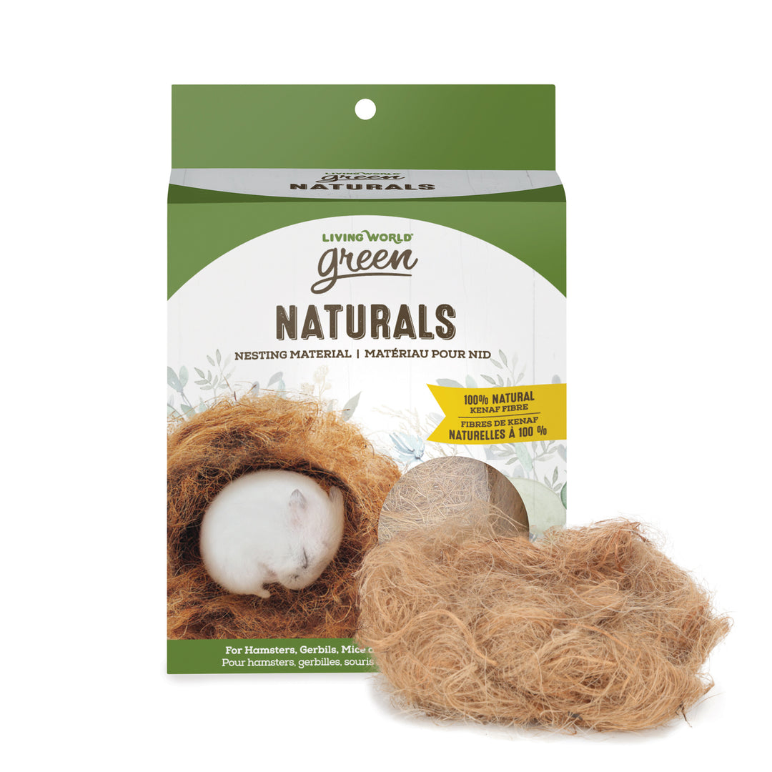 LW GREEN Jouet Rongeur Matériau Nid Kenaf Naturelles