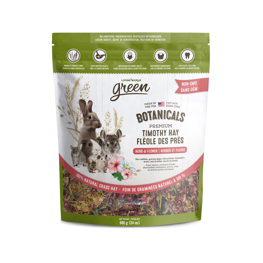 LW GREEN Nourriture Rongeur Fléole des Près Botanicals Herbes & Fleurs 680g