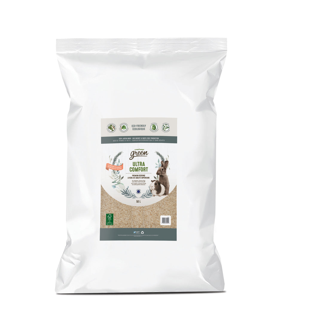 LW GREEN Litière Rongeur Ultra Comfort 50L