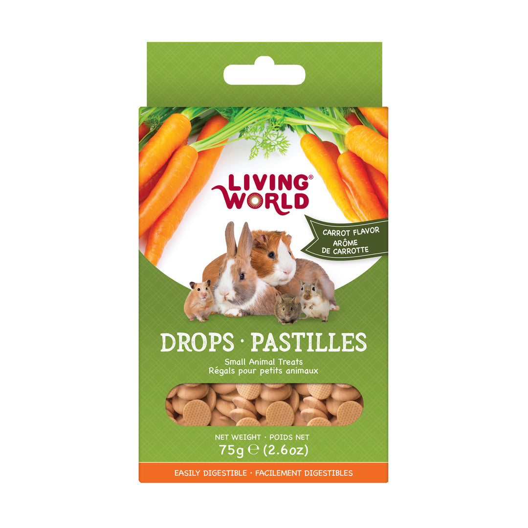 LW Gâteries Rongeur Pastilles Arôme de Carotte 75g