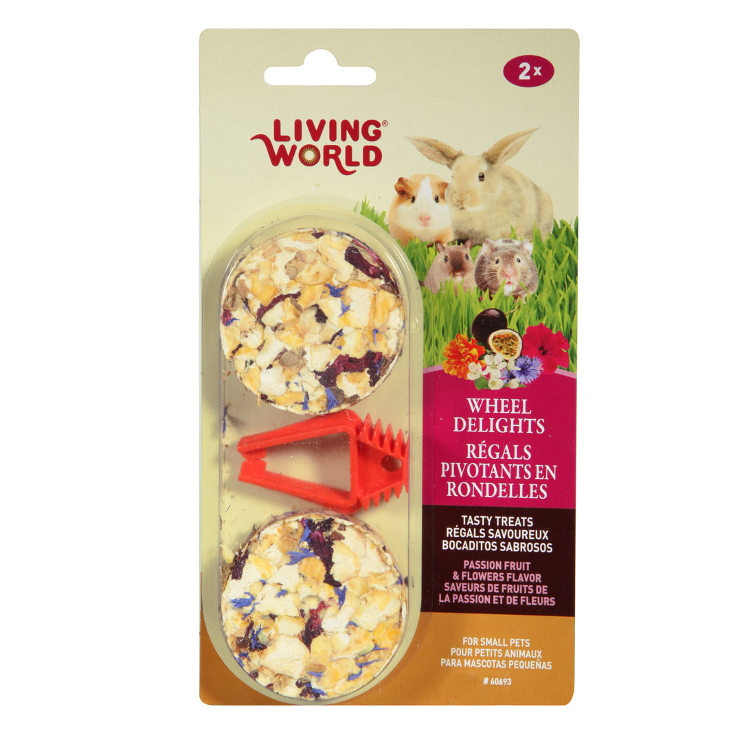 LW Gâteries Rongeur Rondelles Fruit Passion & Fleurs 68g x2