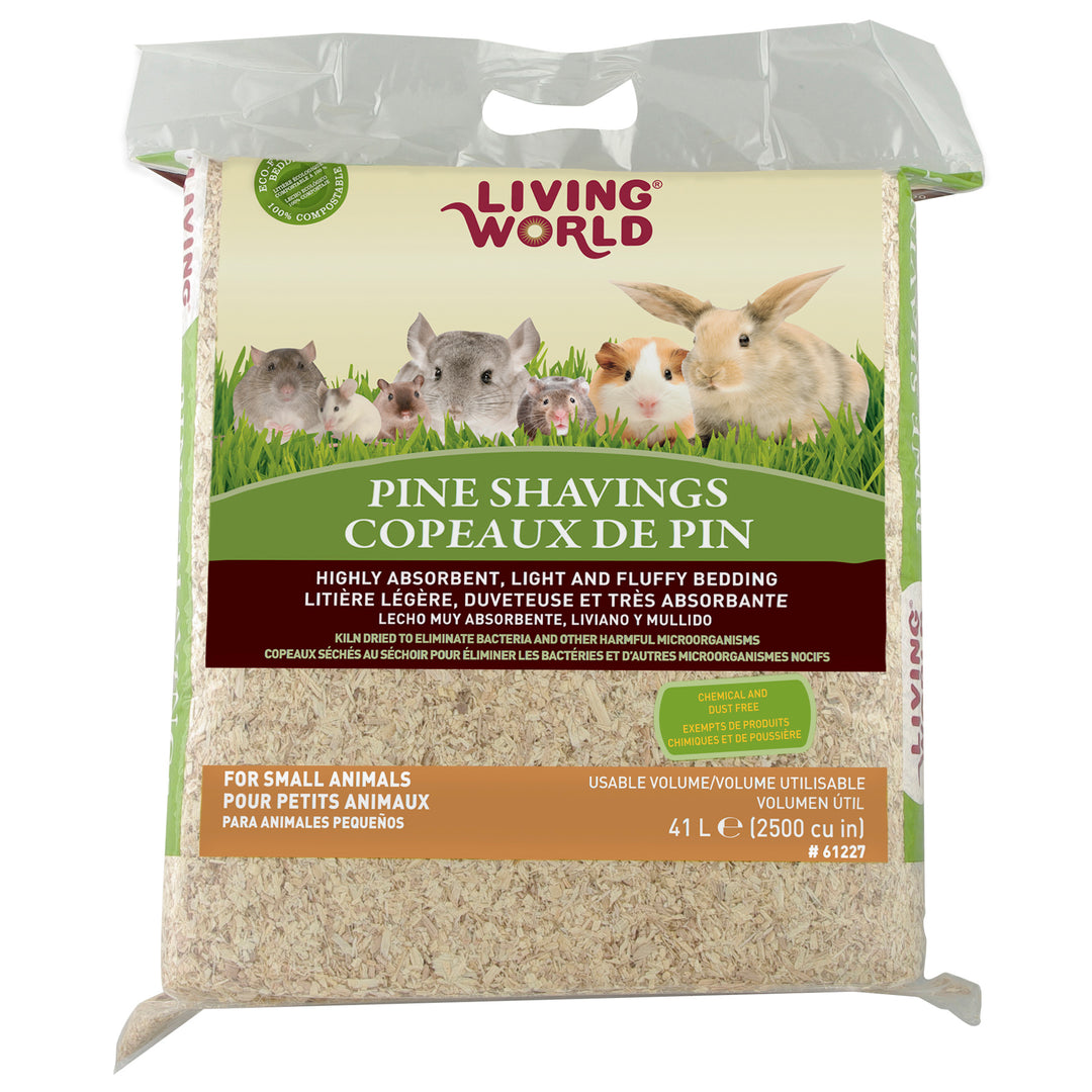 LW Litière Rongeur Copeaux de Pin 41L