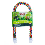 Voir l’image dans la galerie, LW Perchoir Knot-A-Rope en Coton Multicolore 0.8x21&quot; pour Oiseaux
