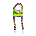 Voir l’image dans la galerie, LW Perchoir Knot-A-Rope en Coton Multicolore 1.2x36&quot; pour Oiseaux
