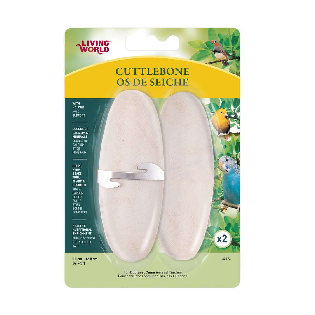 LW Gâteries Os de Seiche avec Attache 5" S x2 pour Oiseaux
