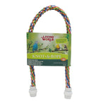 Voir l’image dans la galerie, LW Perchoir Knot-A-Rope en Coton Multicolore 0.6x26&quot; pour Oiseaux
