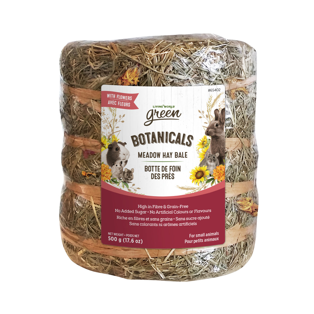 LW GREEN Nourriture Rongeur Foin des Près Botanicals Fleurs 500g
