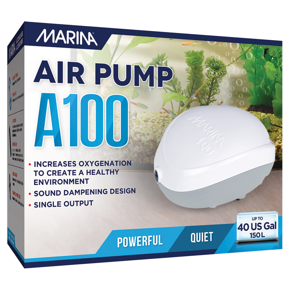 MARINA 100 Pompe à Air 40G pour Aquarium