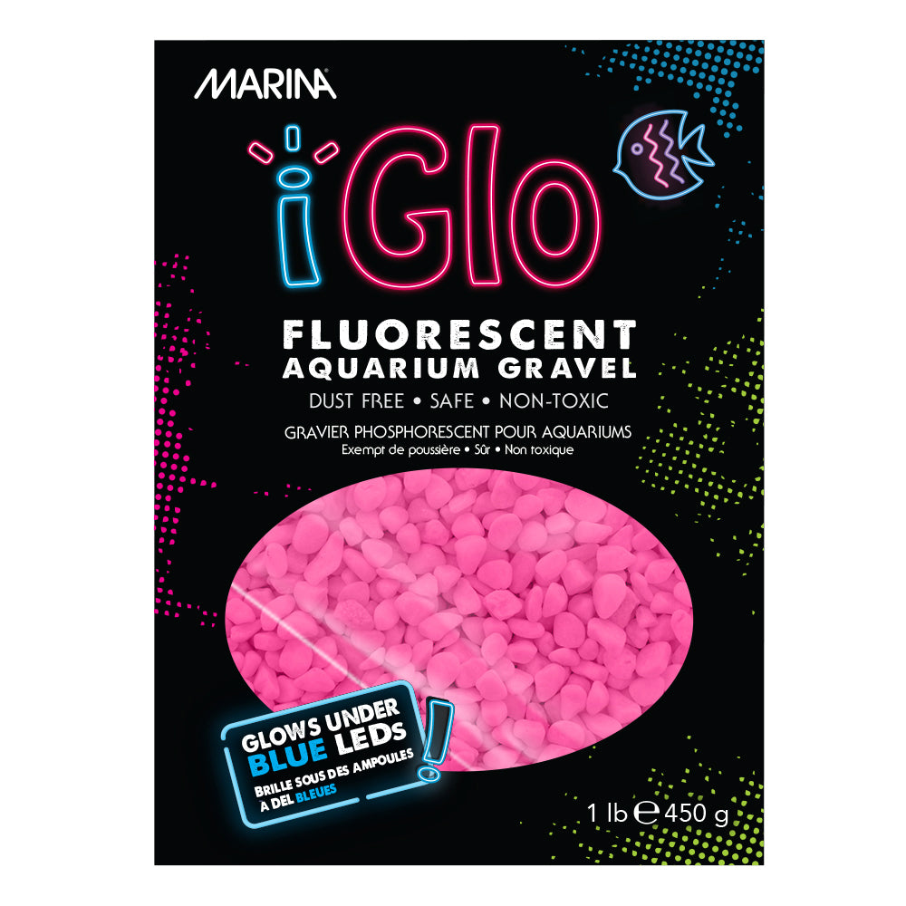 MARINA iGlo Gravier iGlo 450g Rose pour Aquarium