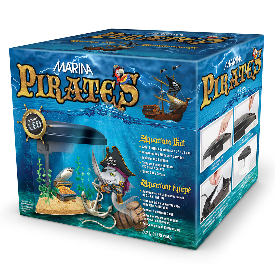 MARINA Aquarium Équipé Pirates 1G