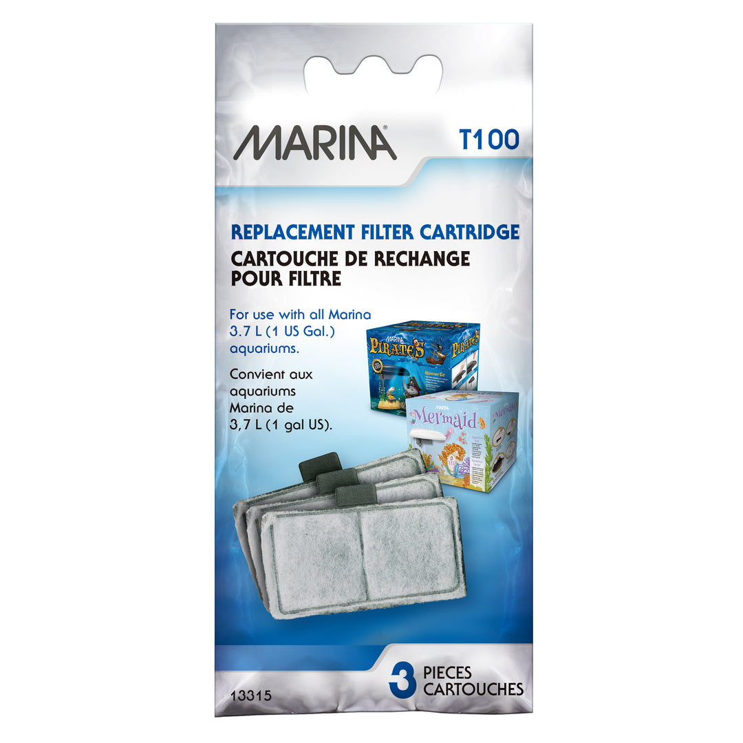 MARINA Filtres Intégré au Couvercle x3 pour Aquarium