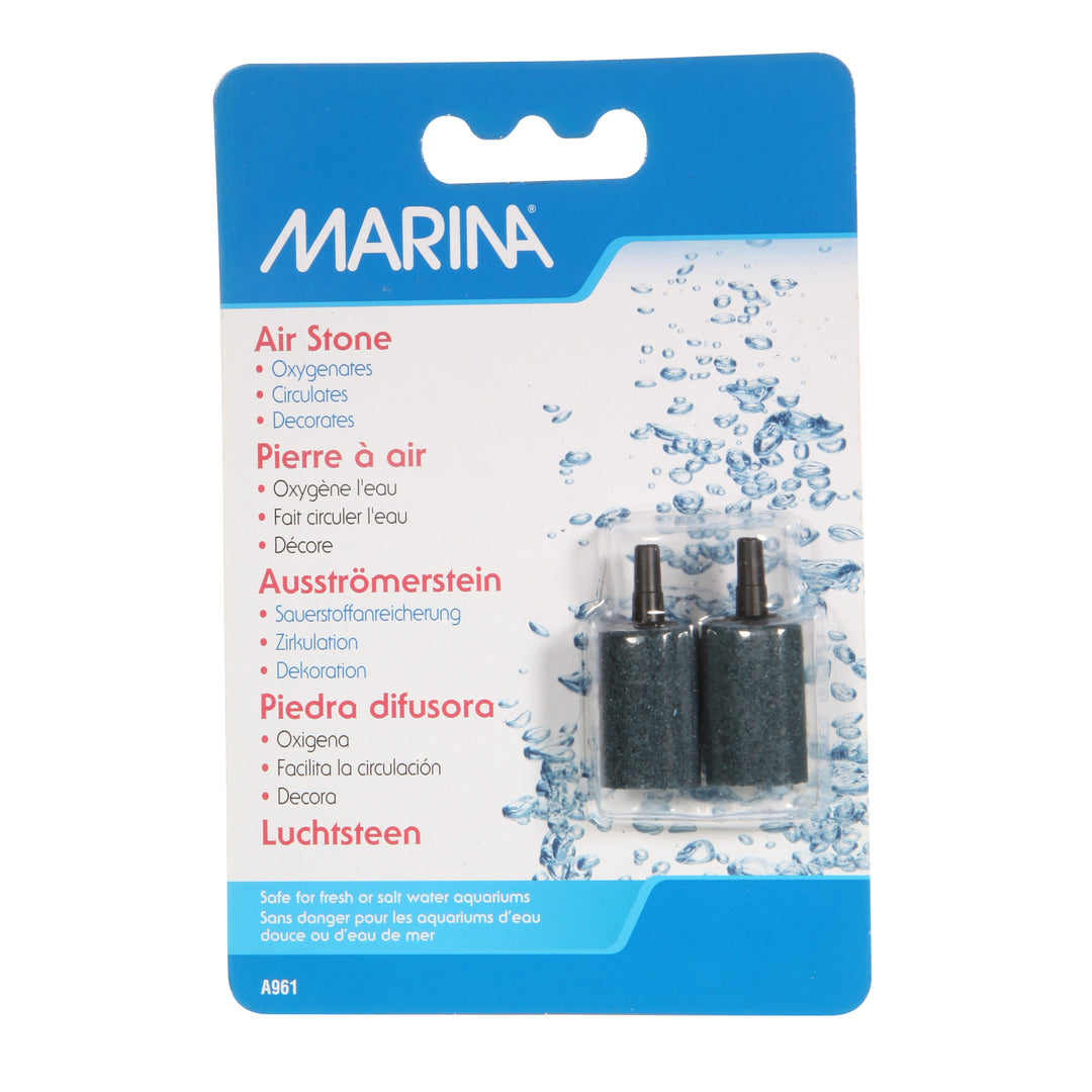 MARINA Pierres à Air Cylindriques x2 pour Aquarium