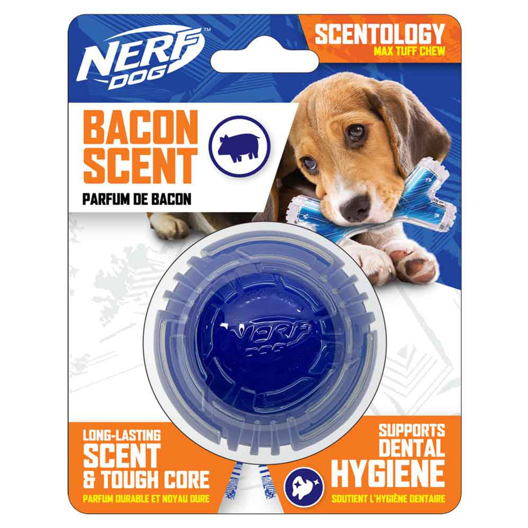 NERF SCENTOLOGY Jouet Chien Balle au Bacon 2.5"