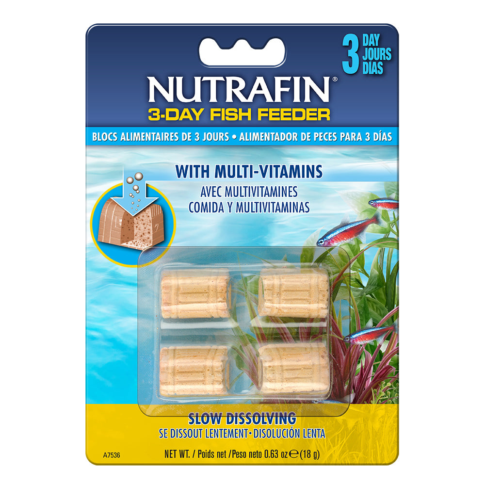 MUTRAFIN BASIX Nourriture Poisson Blocs 3 Jours 25g x4