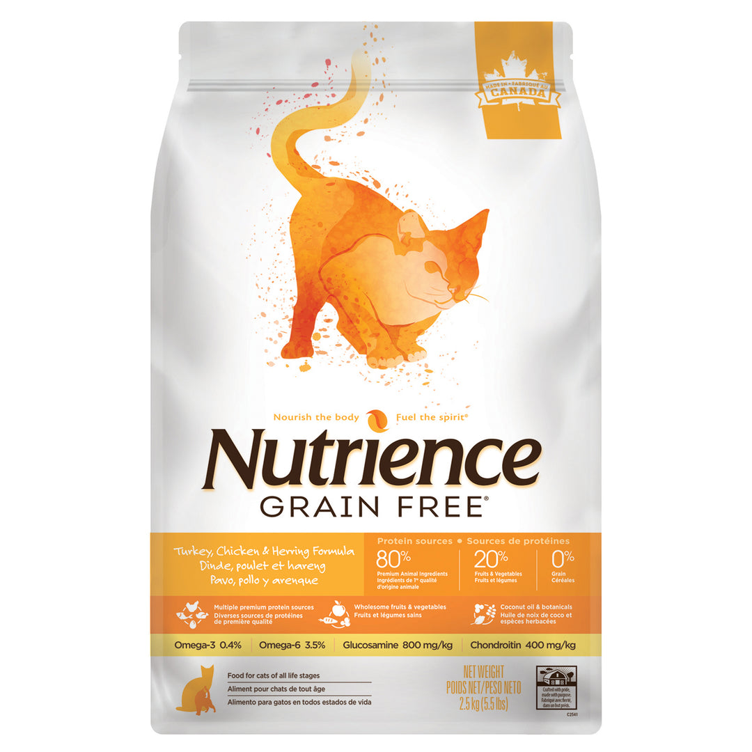 NUTRIENCE SG Chat Dinde, Poulet & Hareng 2.5kg