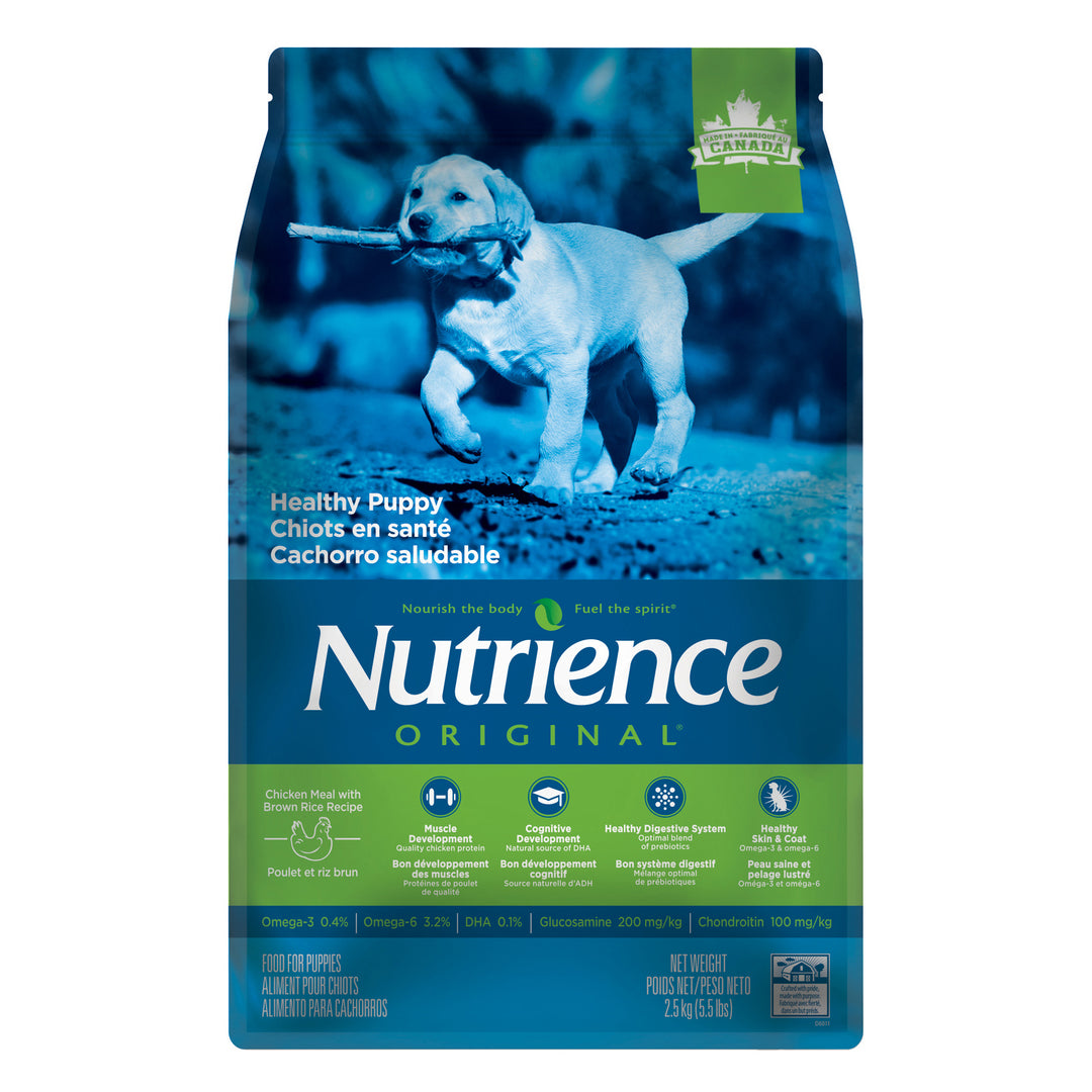 NUTRIENCE ORIGINAL Chiot Poulet & Riz Brun 2.5kg