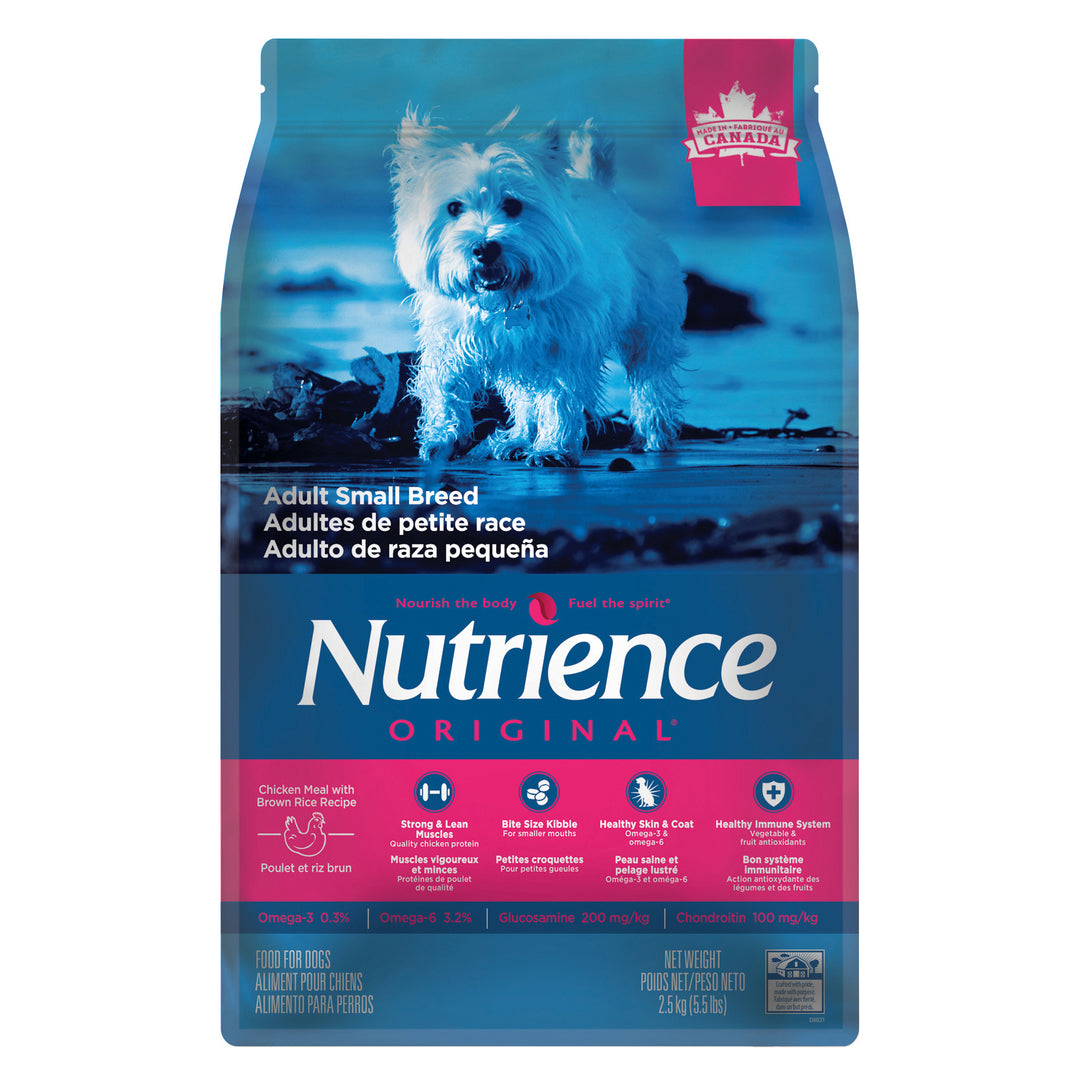 NUTRIENCE ORIGINAL Chien PR Poulet & Riz Brun 2.5kg