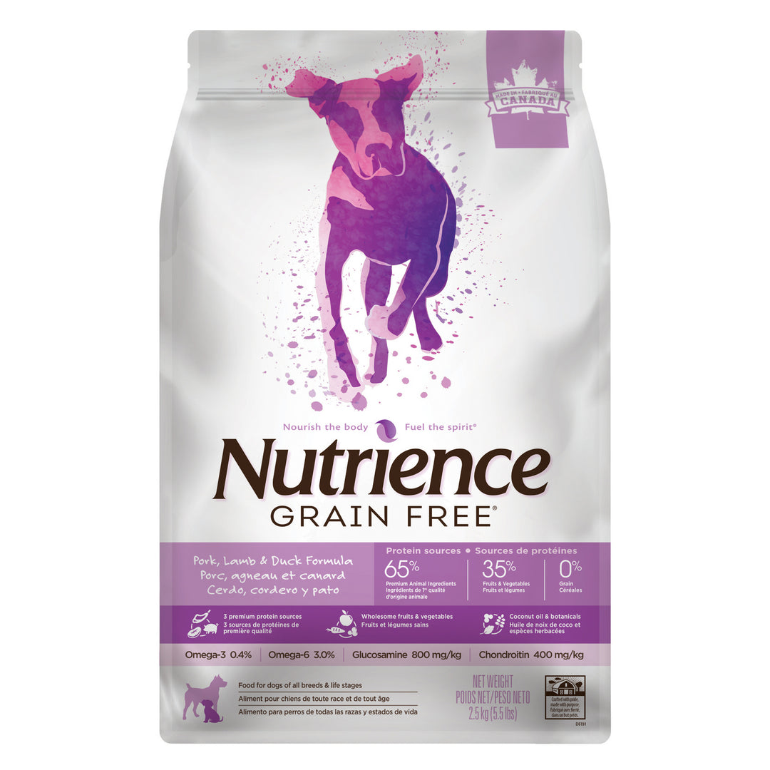 NUTRIENCE SG Chien Porc, Agneau & Canard 2.5kg