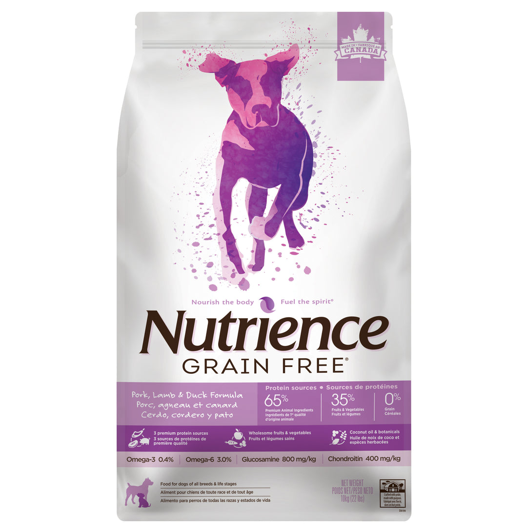 NUTRIENCE SG Chien Porc, Agneau & Canard 10kg