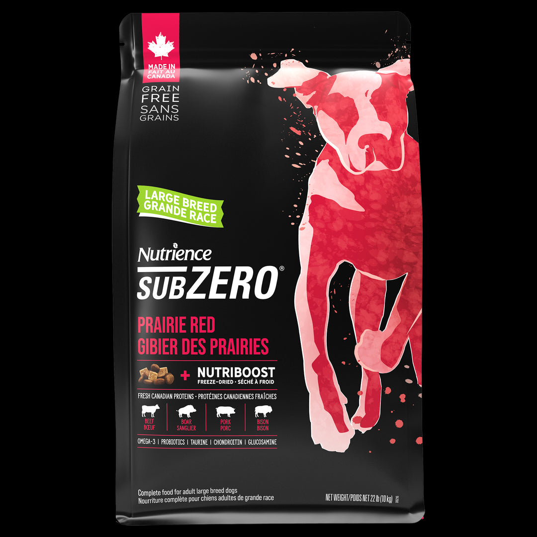 NUTRIENCE SUBZERO Chien GR Gibier des Prairies SG 10kg