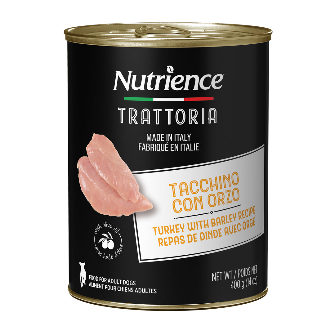 NUTRIENCE TRATTORIA Chien Pâté Dinde & Orge 400g
