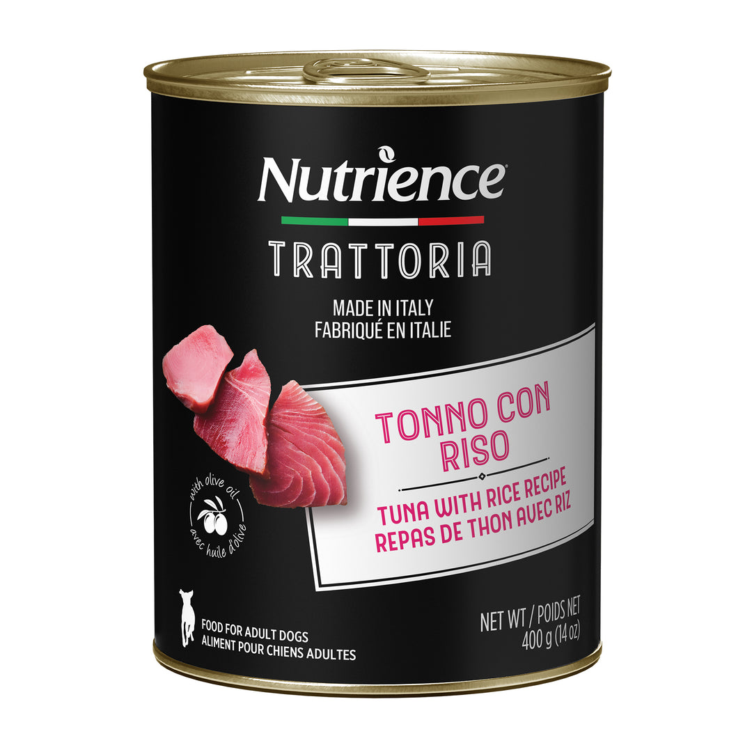 NUTRIENCE TRATTORIA Chien Pâté Thon & Riz 400g