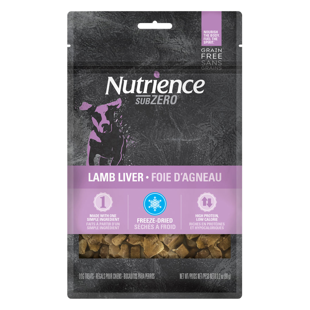 NUTRIENCE SUBZERO Gâteries Chien Foie d'Agneau 90g