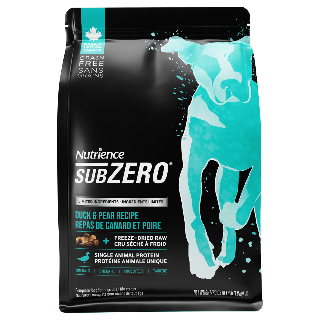 NUTRIENCE SUBZERO LID Chien Canard & Poire SG 1.8kg