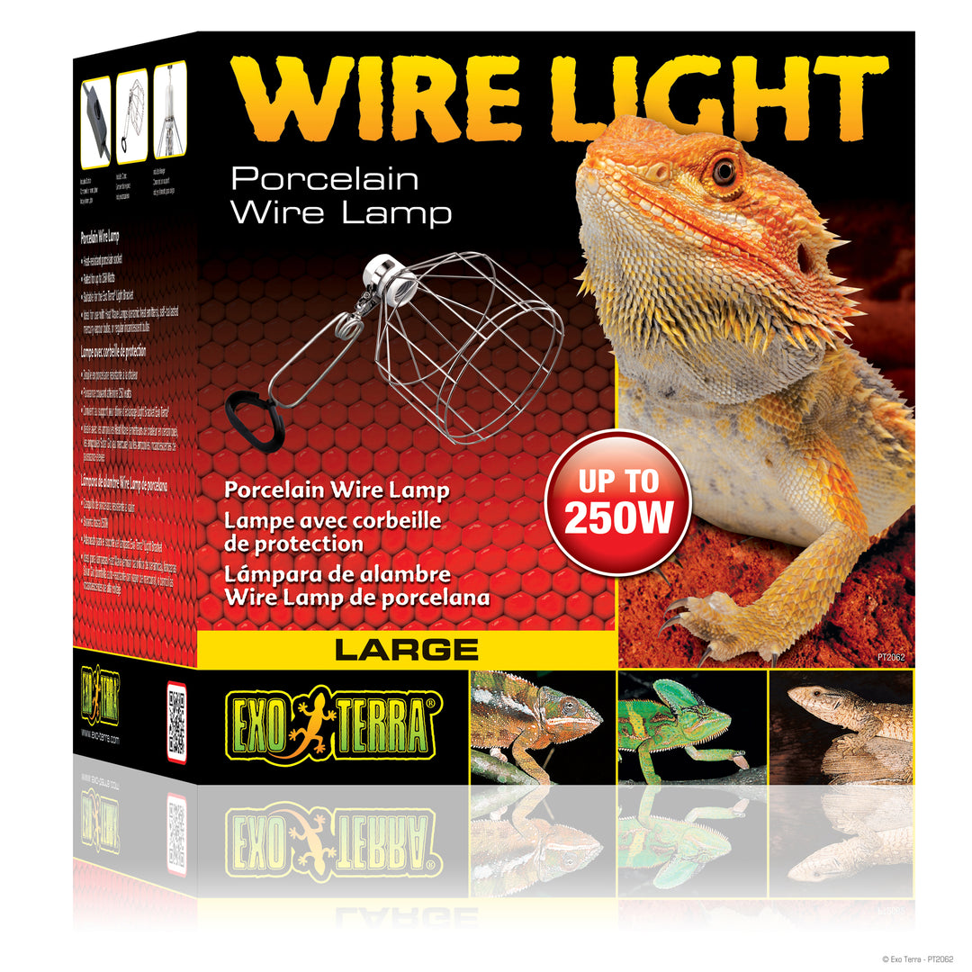 EXO TERRA Lampe à Pince Wire Light L pour Reptiles