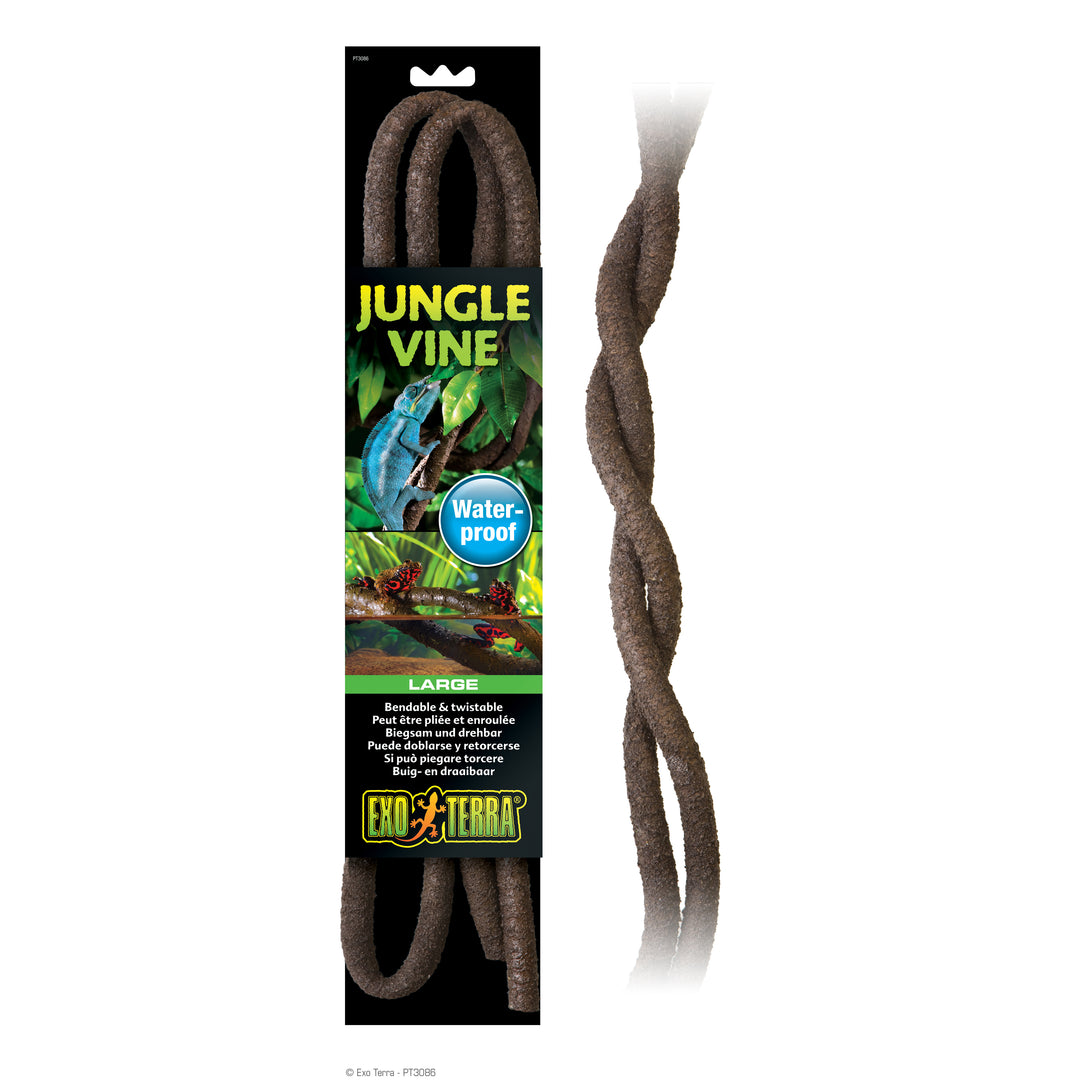 EXO TERRA Liane de la Gungle Souple, Large 6' pour Reptiles