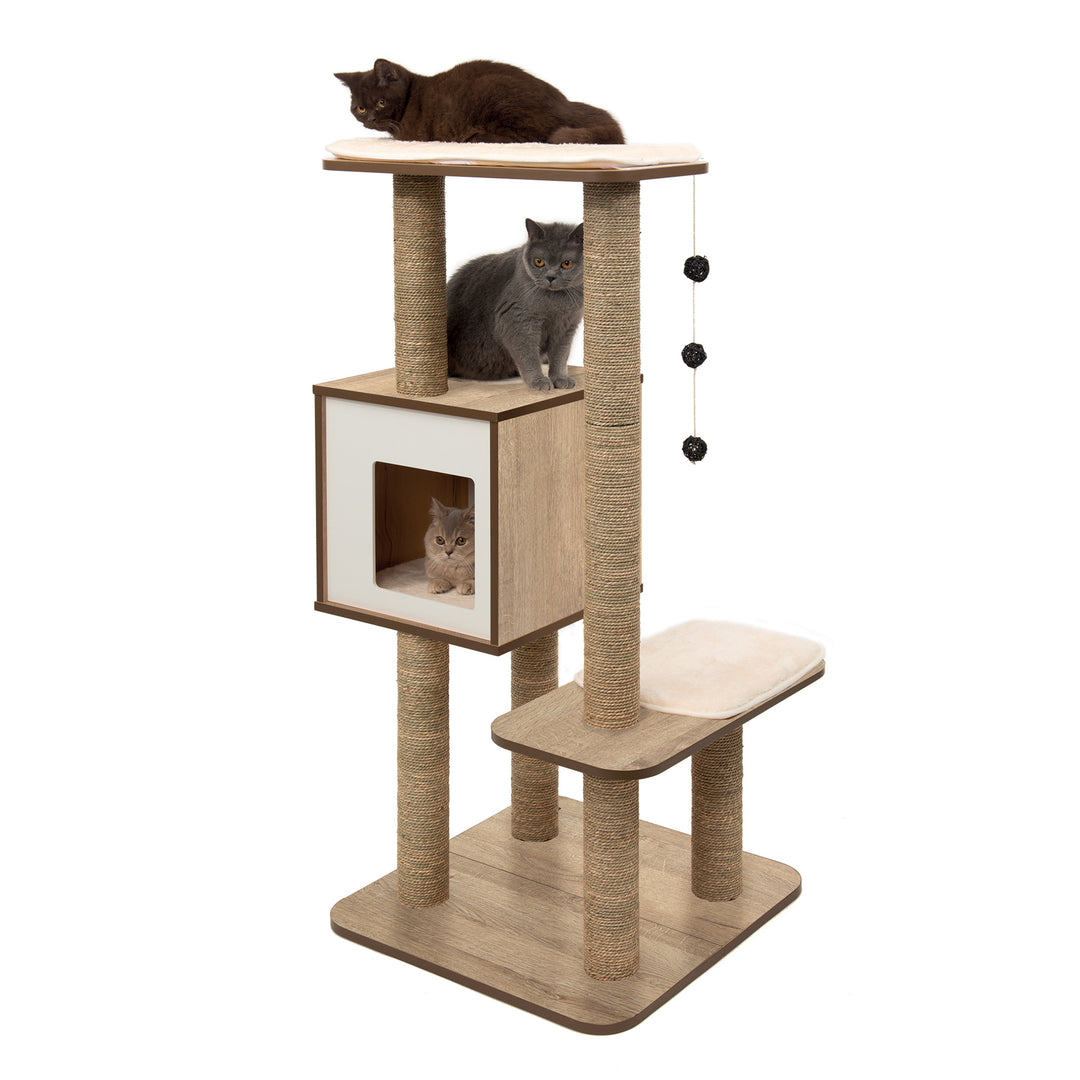CATIT VESPER Meuble V-High Base Chêne
