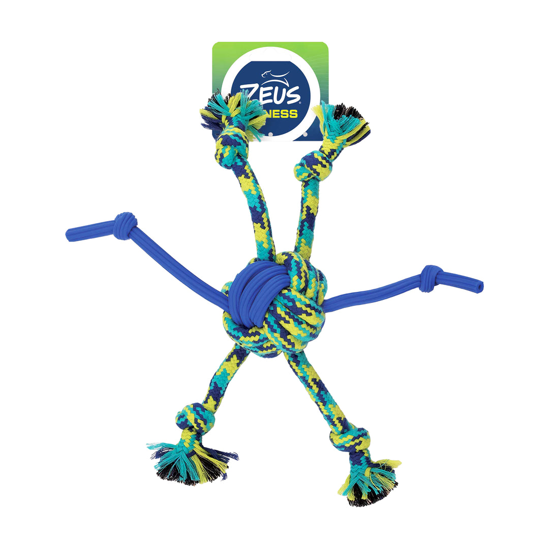 ZEUS FITNESS K9 Jouet Chien Balle-Arraignée en Corde