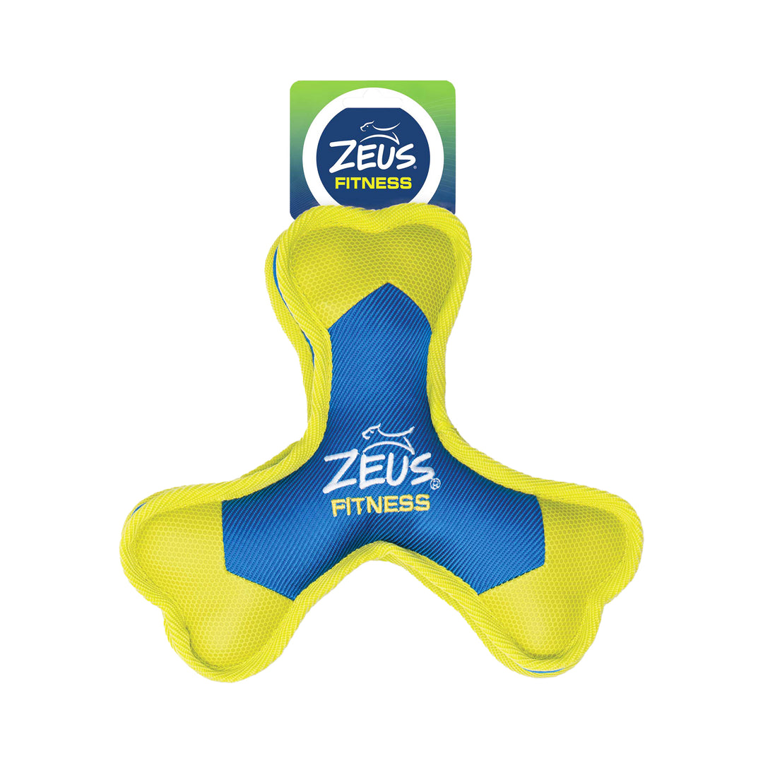 ZEUS FITNESS K9 Jouet Chien Os Tripale 9.5"