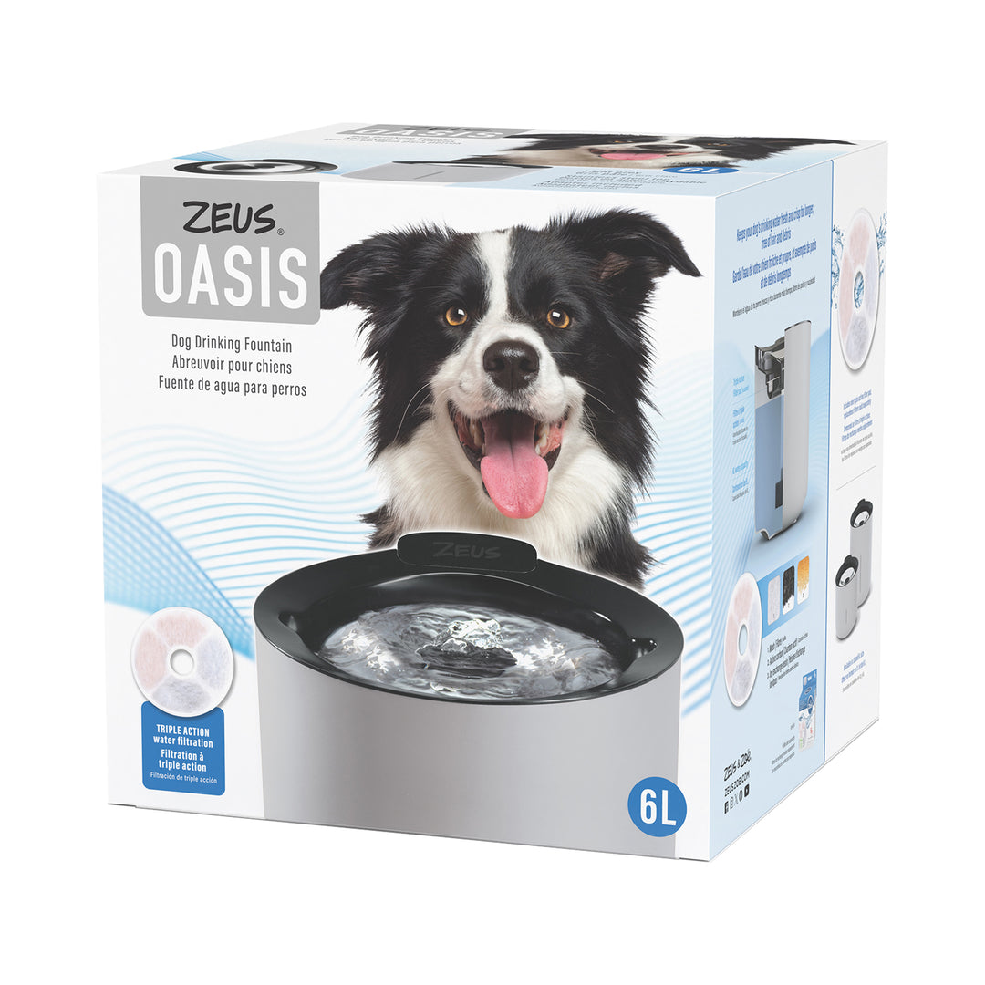 ZEUS Abreuvoir Oasis Gris Pâle 6L