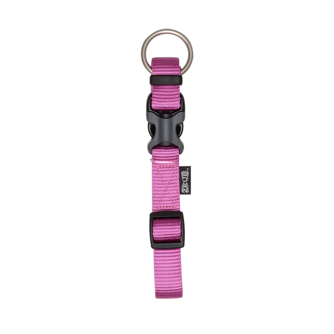 ZEUS Collier Réglable Nylon M 1/2x11-16" Fuchsia