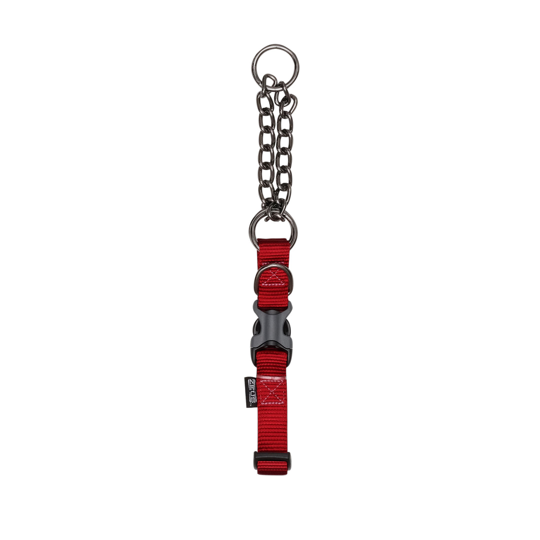ZEUS Collier Martingale Nylon XL 1x22-27" Rouge