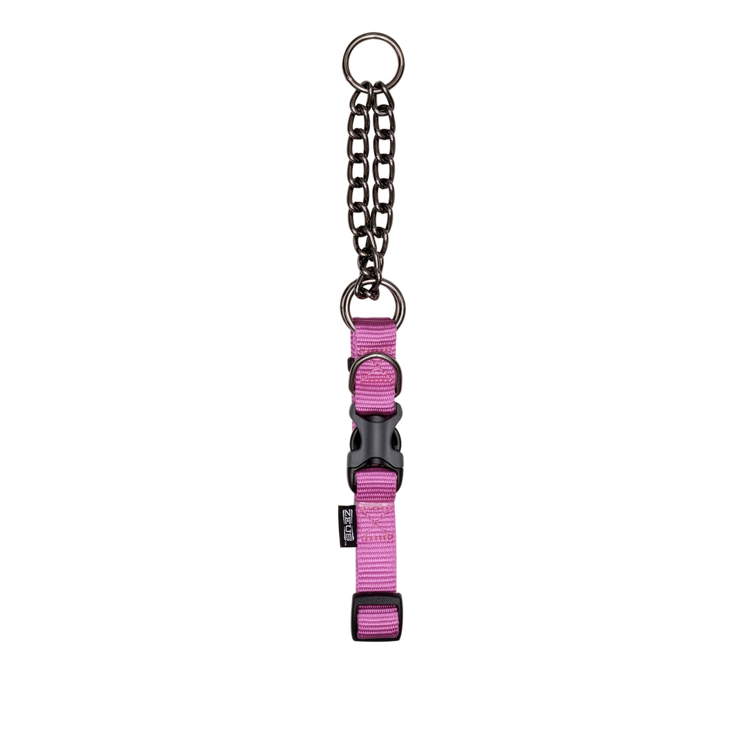 ZEUS Collier Martingale Nylon M 1/2x15-18" Fuchsia