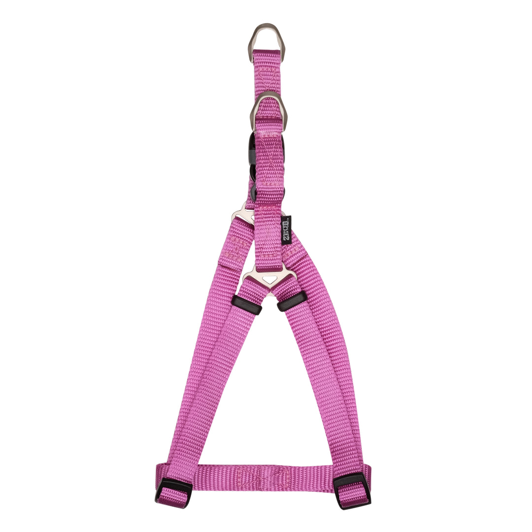 ZEUS Harnais Nylon Fixation Rapide S 3/8x13-18" Fuchsia