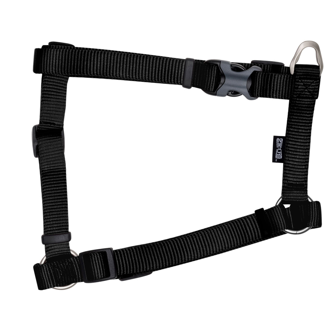 ZEUS Harnais Nylon Figure-H XL 1x24-35" Noir