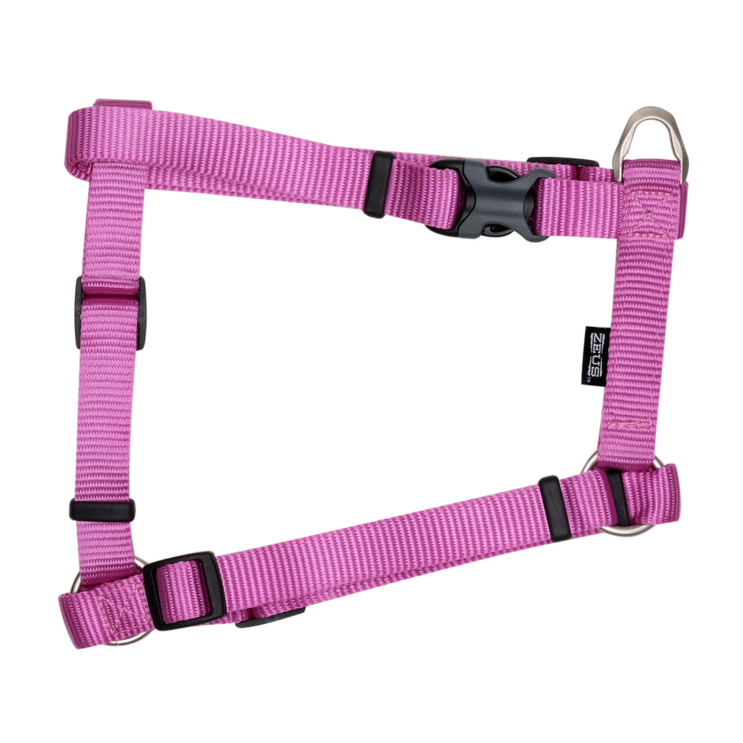 ZEUS Harnais Nylon Figure-H L 3/4x21-29" Fuchsia