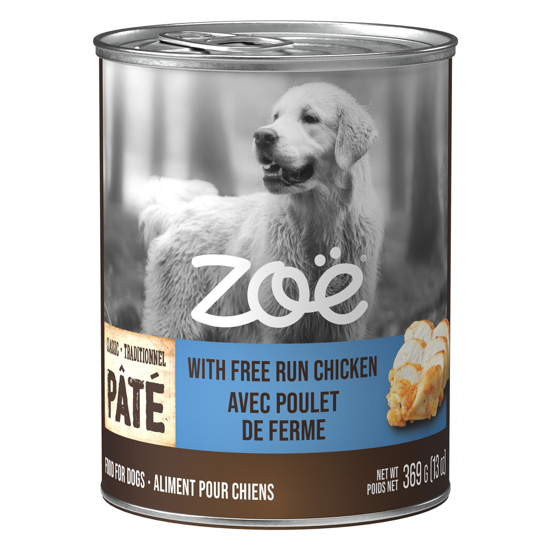 ZOE Conserve Chien Pâté Poulet de Ferme 369g