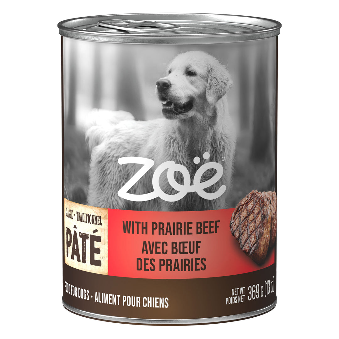 ZOE Conserve Chien Pâté Boeuf des Prairies 369g